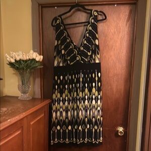 Elegant Black and Gold Dress